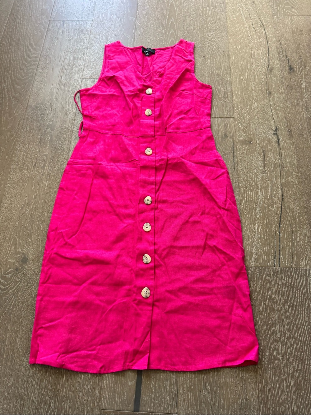 Ronni Nicole Pink Button-Front Women's Dress